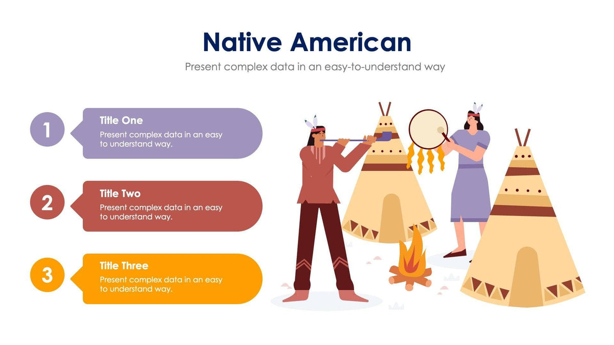 Native American Slide Infographic Template S01122306 Infografolio