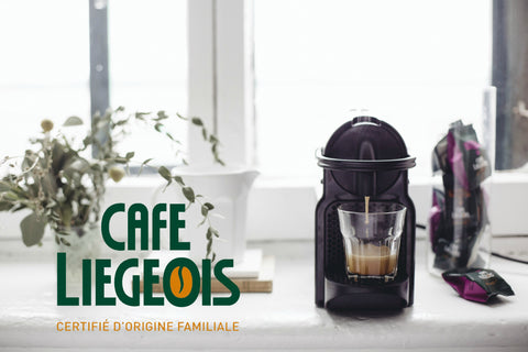 Café Liégeois and Nespresso machine