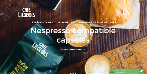 Commerce en ligne - Café Liégeois