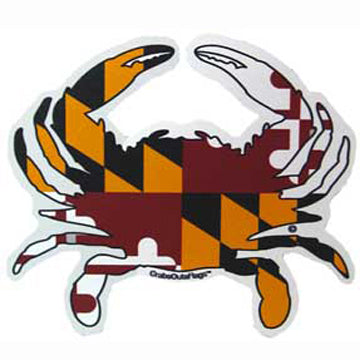 Classic Maryland with Crab Fridge Magnet 