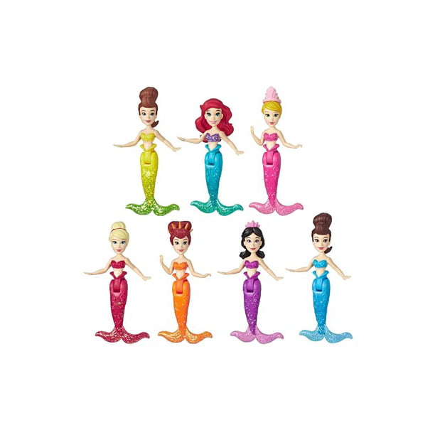 Disney Princess Ariel And Sisters Mermaid Doll Playset, 7 Pieces - Friendly Toy Box
