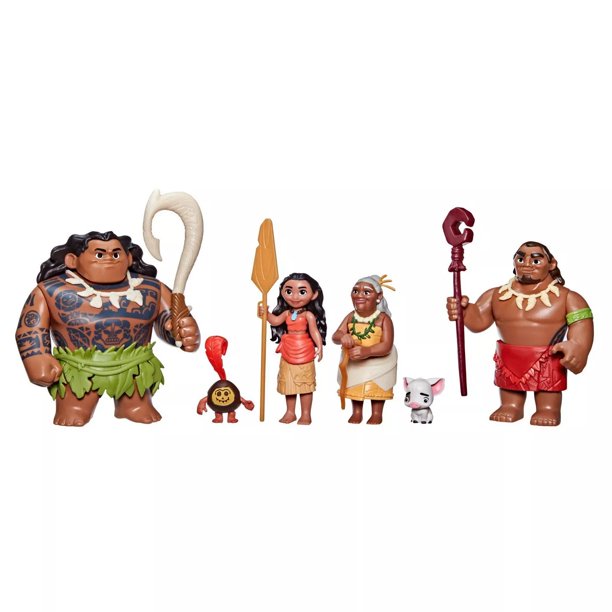 Hasbro Disney Princess Moana Adventure Multipack Movie-inspired Toy With Accessories - Friendly Toy Box