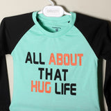 ALL ABOUT THAT HUG LIFE PRINTED BABA SUIT
