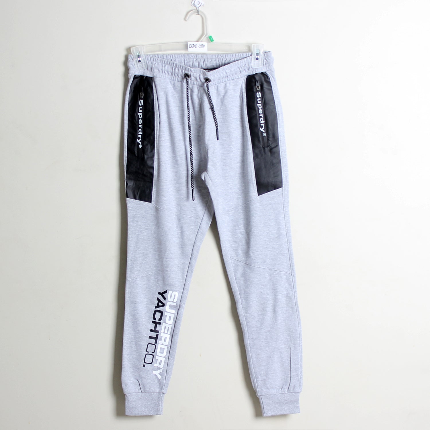 Light Grey  Printed   Jogger Pants