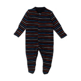 NAVY BLUE WITH STRIPES FULL BODY FULL SLEEVES ROMPERS