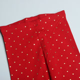 NEW RED WITH GOLDEN POLKA DOTS TIGHTS FOR GIRLS