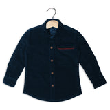 COURDRY NAVY BLUE FULL SLEEVES CASUAL SHIRT FOR BOYS