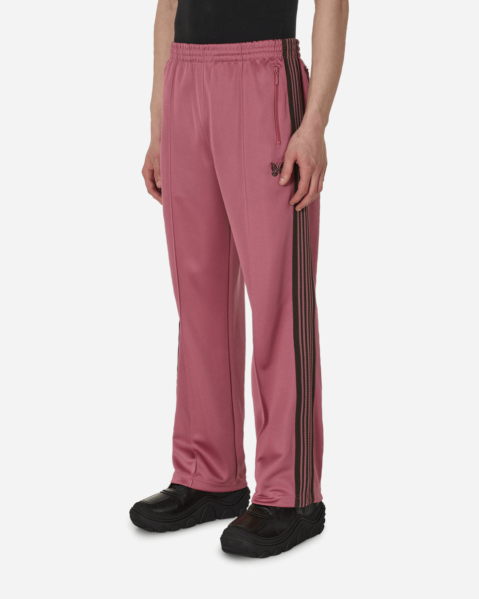 Needles Poly Smooth Track Pants Smoke Pink - Slam Jam Official Store