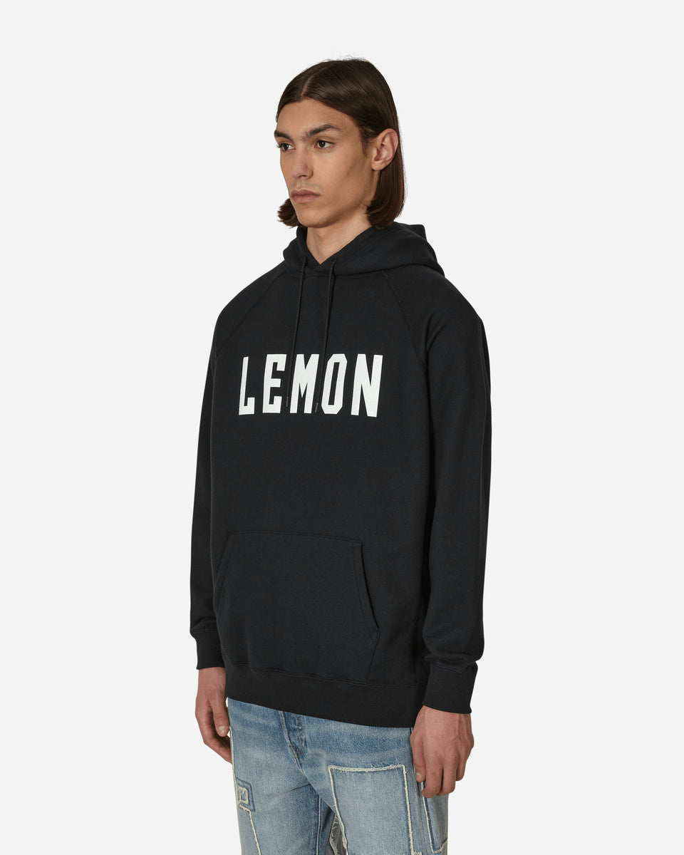 Lemon Hooded Sweatshirt Black