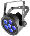 SLIMPAR HEX-6IRC, 6-in-1 LEDs, RGBAW+UV, DMX + IR-kompatibel