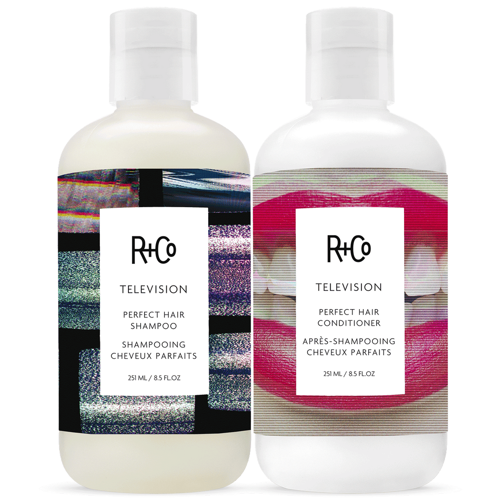 TELEVISION Perfect Hair Shampoo + Conditioner Set – R+Co