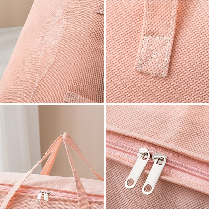 Minimalist, stylish, waterproof, dust proof, Zipper Storage bags with large capacity for home storage, moving, and travel