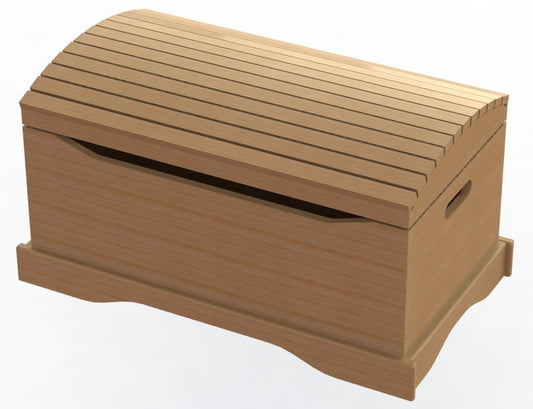 Childrens Captain Chest Toy Box Woodworking Plans (Instructions)