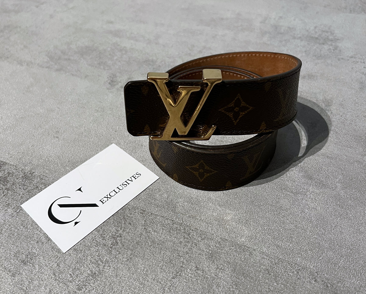 louis vuitton belt monogram brown