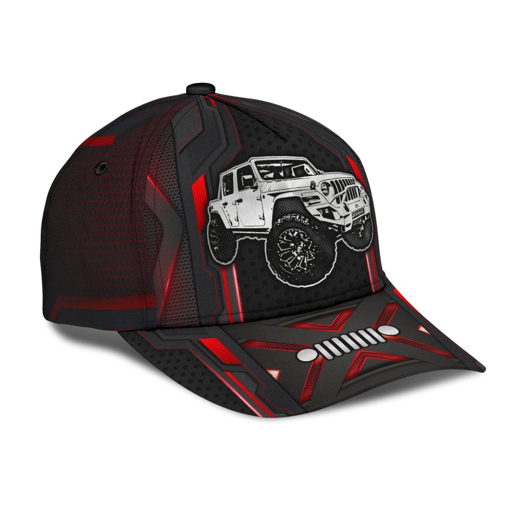 Jp Carbon Red Black Classic Cap