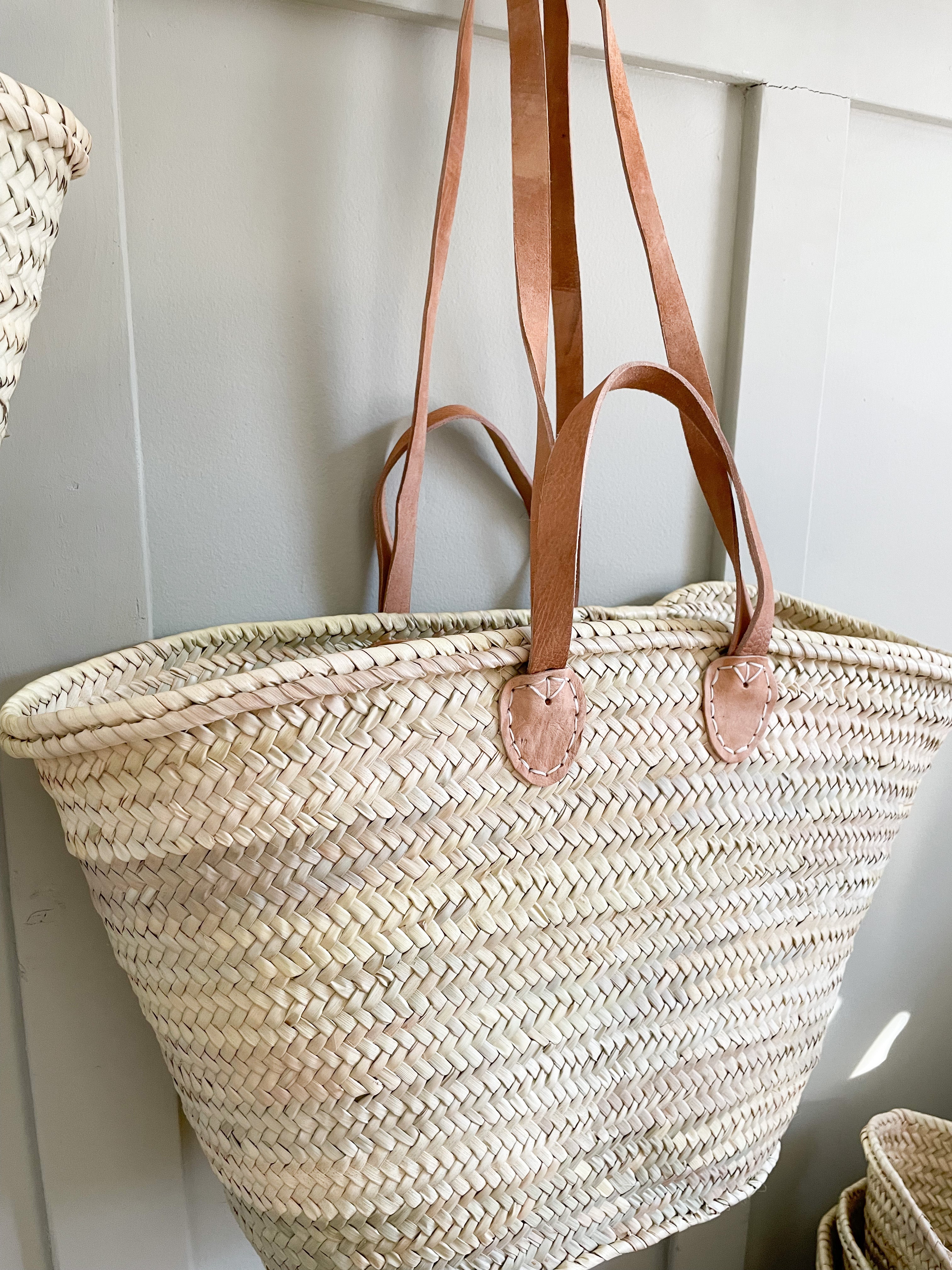 Tokyo French Basket Backpack | Fair Trade Woven Bag — Hoppe Shoppe