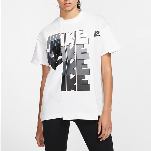 Nike x Sacai Women's Hybrid Shirt white/obsidian – Fashion Scrilla