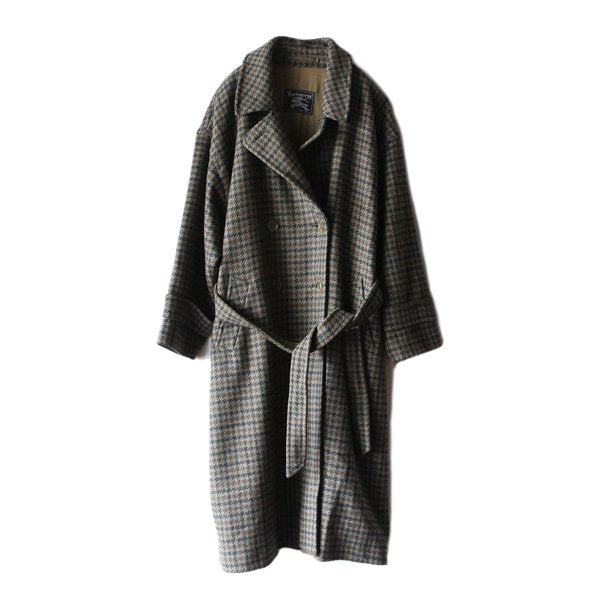 "BURBERRRYS" DOUBLE BRESTED WOOL COAT (UNISEX) BURMASHAVE