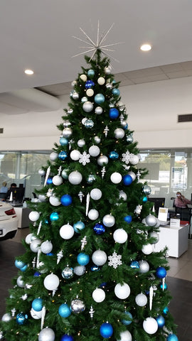 Decorated Christmas tree hire Melbourne. Christmas trees delivered.