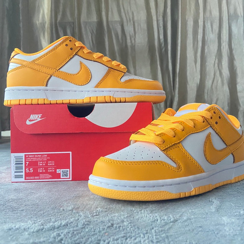 nike dunk laser yellow