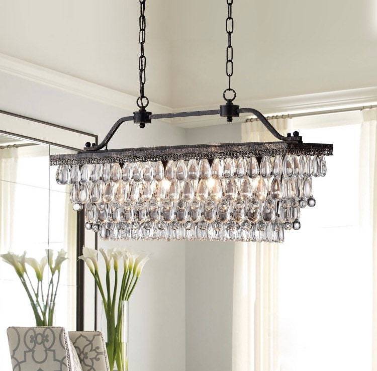 farmhouse glam chandelier