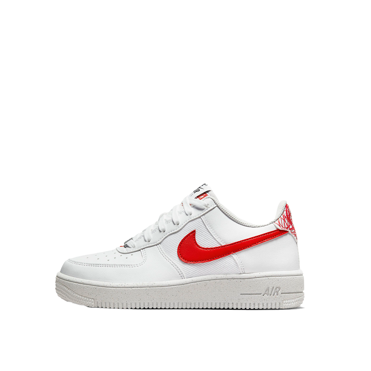 Nike Air Force 1 Low White Red NocautX