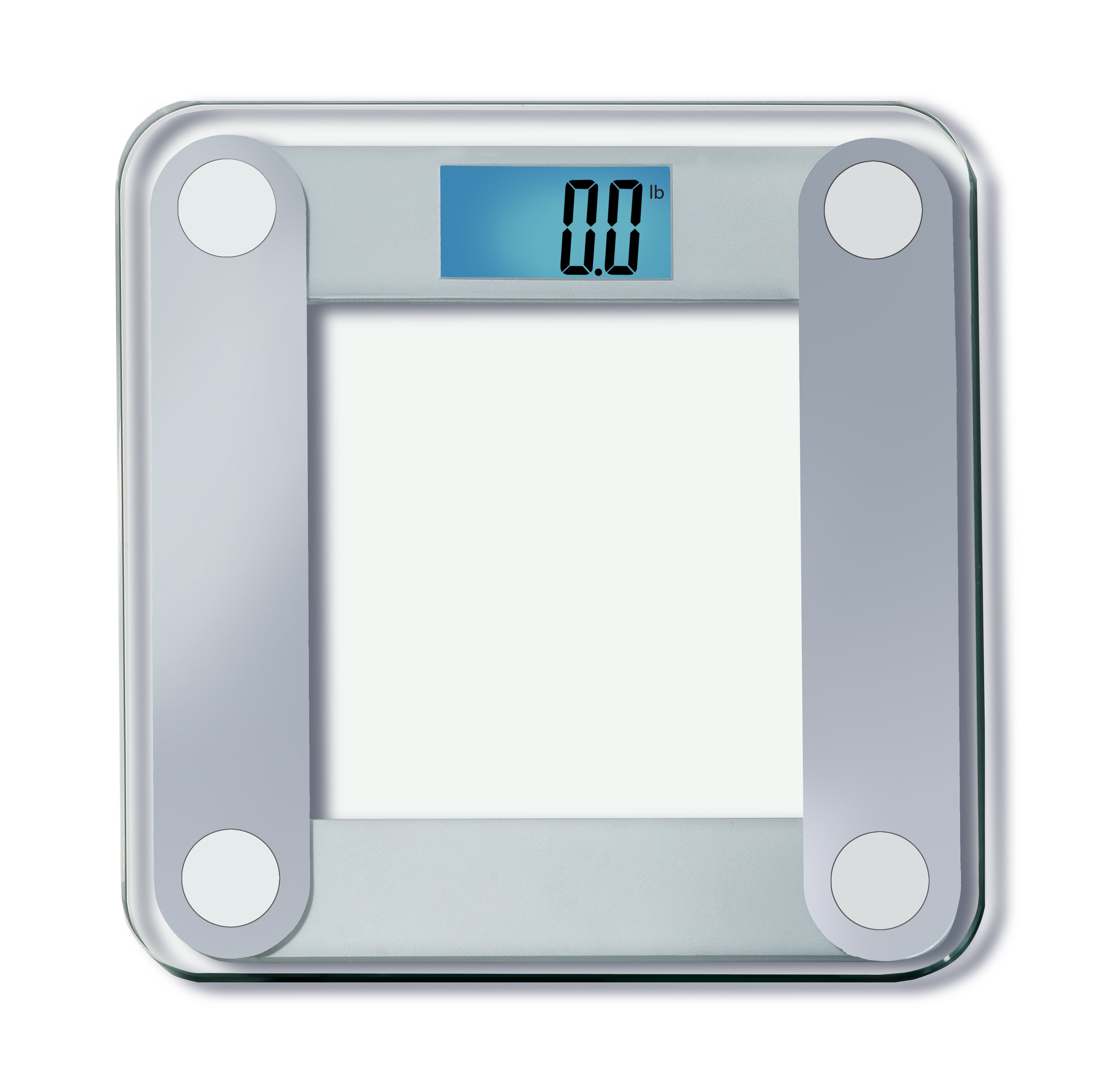 440 Pou EatSmart Precision Plus Digital Bathroom Scale with Ultra-Wide Platform 