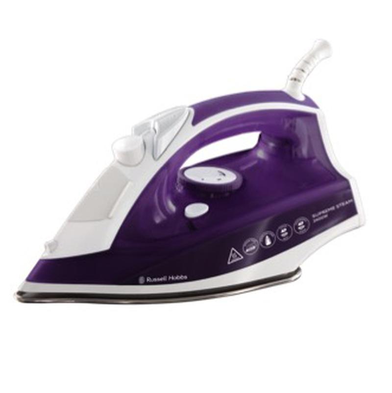 Russell Hobbs Supremesteam Steam Iron 2400w - Purple  | TJ Hughes