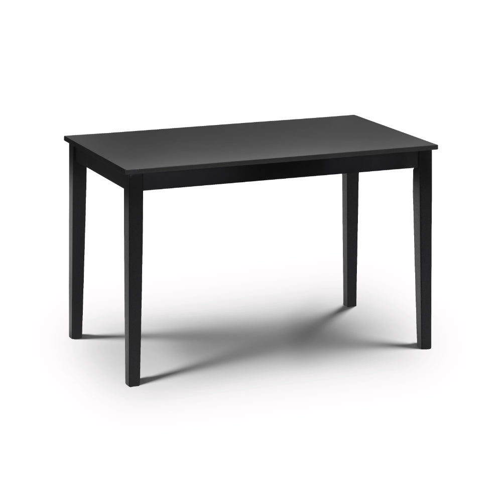 Taku Dining Table 1.1m - Black - Julian Bowen  | TJ Hughes