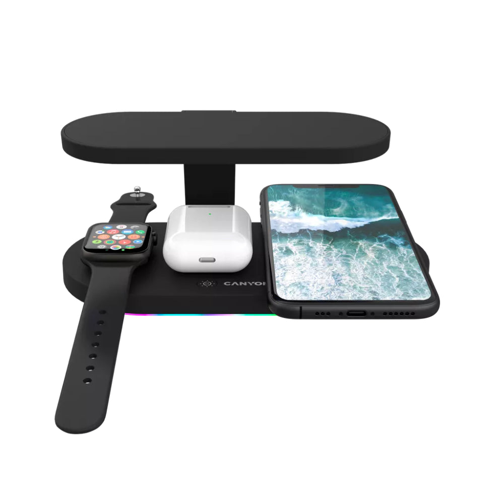 Canyon Wireless Charging Station 5-in-1 WS-501 - Black  | TJ Hughes