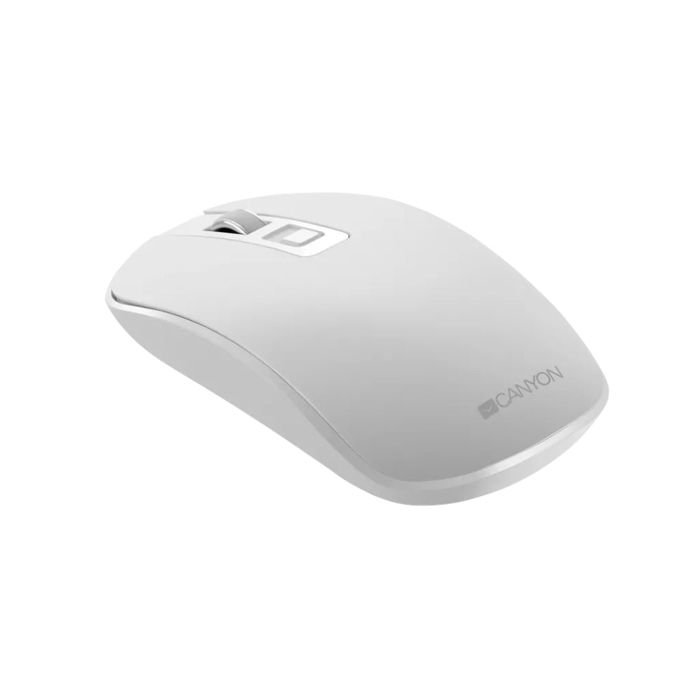Canyon Wireless Mouse - Pearl White  | TJ Hughes