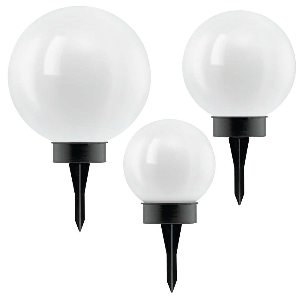 EGLO Solar Lights Sphere Set of 3  | TJ Hughes