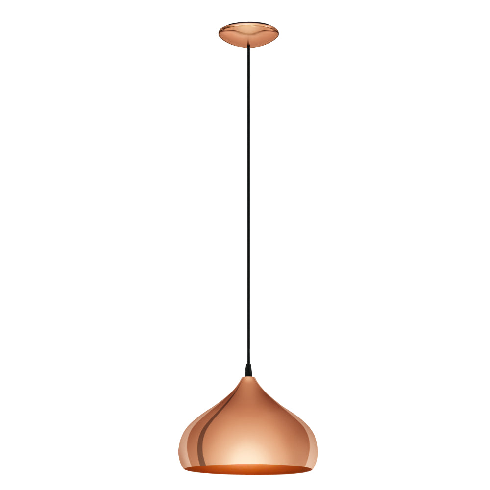 EGLO Hapton Vintage Pendant Light - Copper  | TJ Hughes