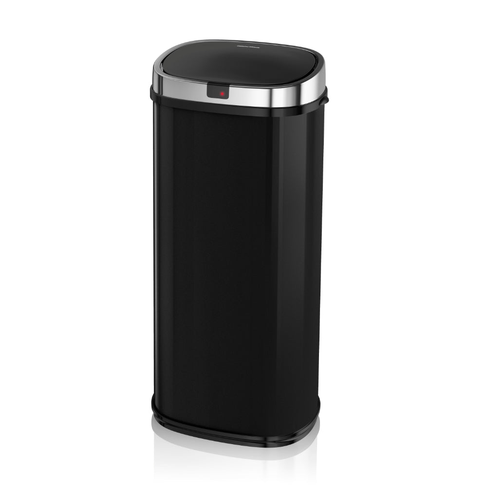 Morphy Richards Square Sensor Bin 50L  - Black  | TJ Hughes