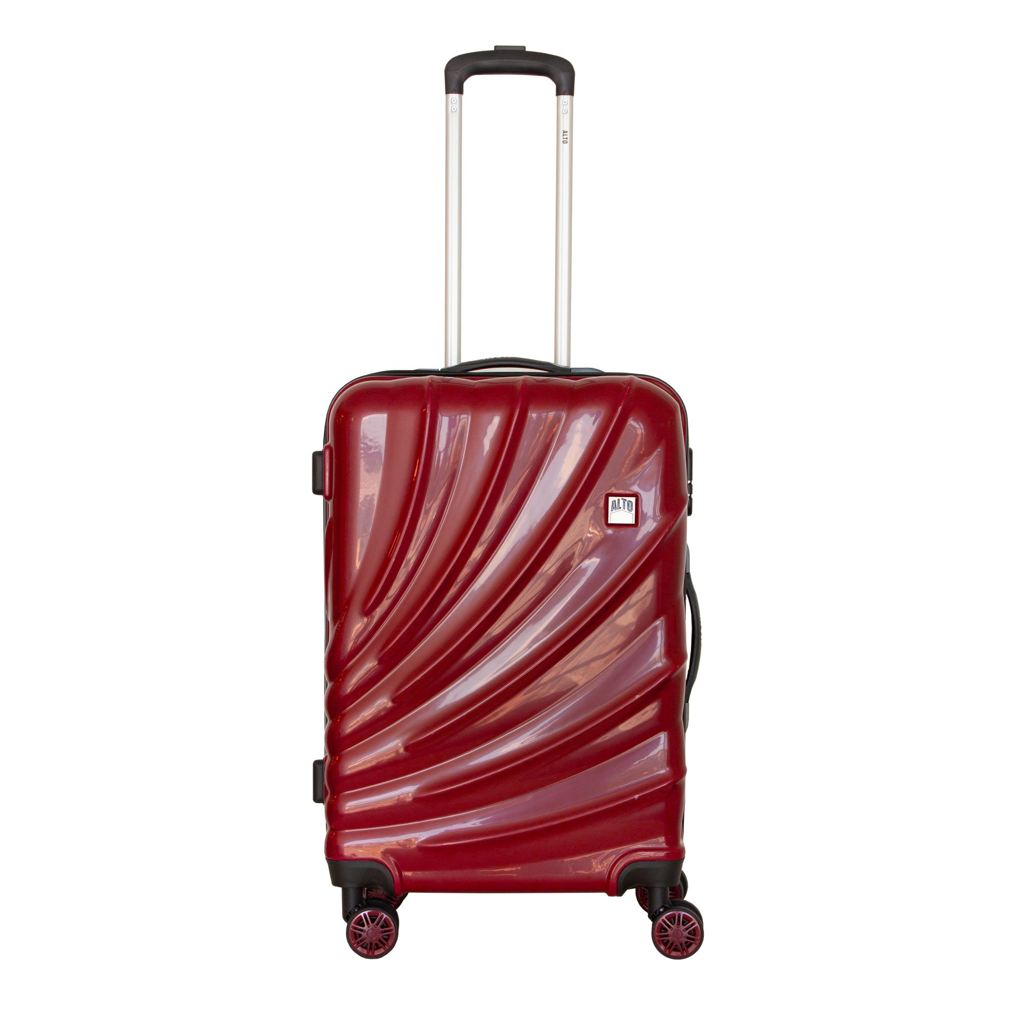 Alto Global ABS Luggage Suitcase - Red - Medium  | TJ Hughes