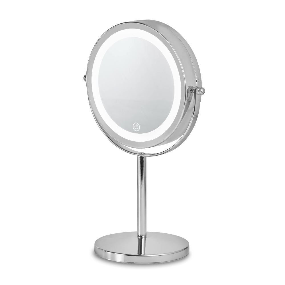 Carmen Cosmetic Mirror with LEDs  - Chrome  | TJ Hughes