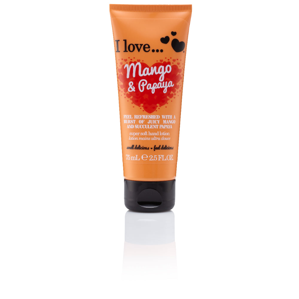 I Love Hand Lotion Mango & Papaya 75ml  | TJ Hughes