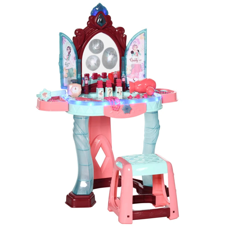 AIYAPLAY Dressing Table Playset - Blue & Pink  | TJ Hughes
