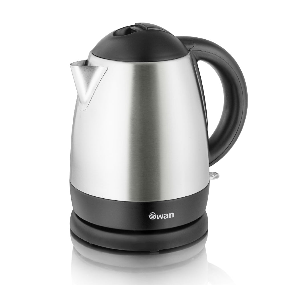 Swan Cordless Jug Kettle 1L  - Stainless Steel  | TJ Hughes Silver