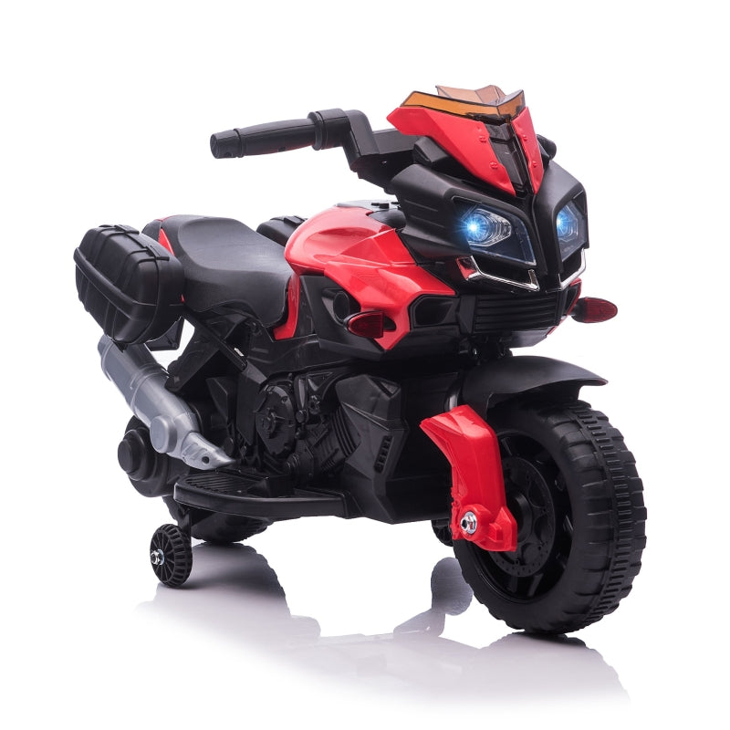 HOMCOM Kids Electric Ride On Motorcyle 6V - Red  | TJ Hughes