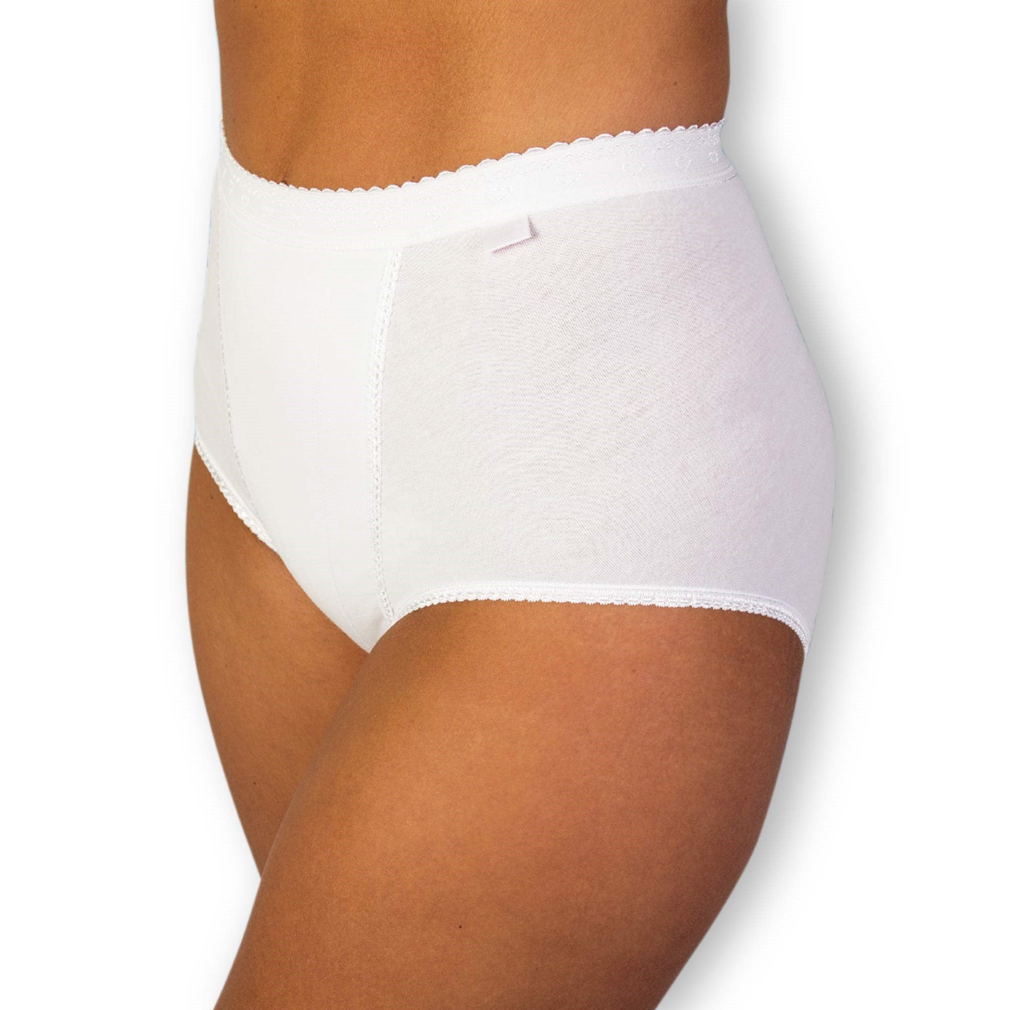 Women’s Tru Lingerie Control Briefs 2 Pack - White - 24  | TJ Hughes