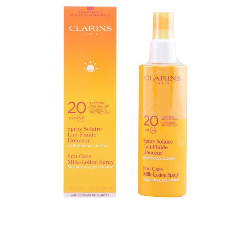 Clarins Sun Care Milk Lotion Spray Spf 20 150ml  | TJ Hughes