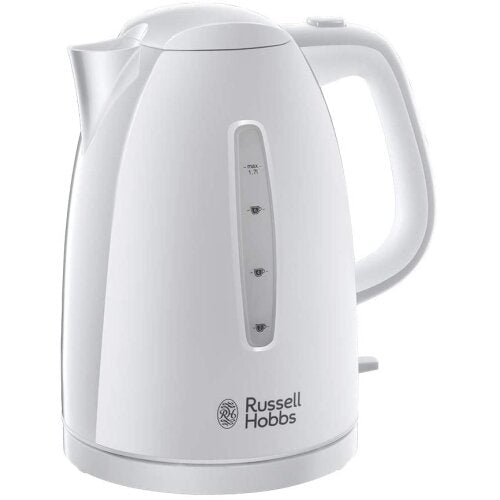 Russell Hobbs Textures Kettle - White  | TJ Hughes