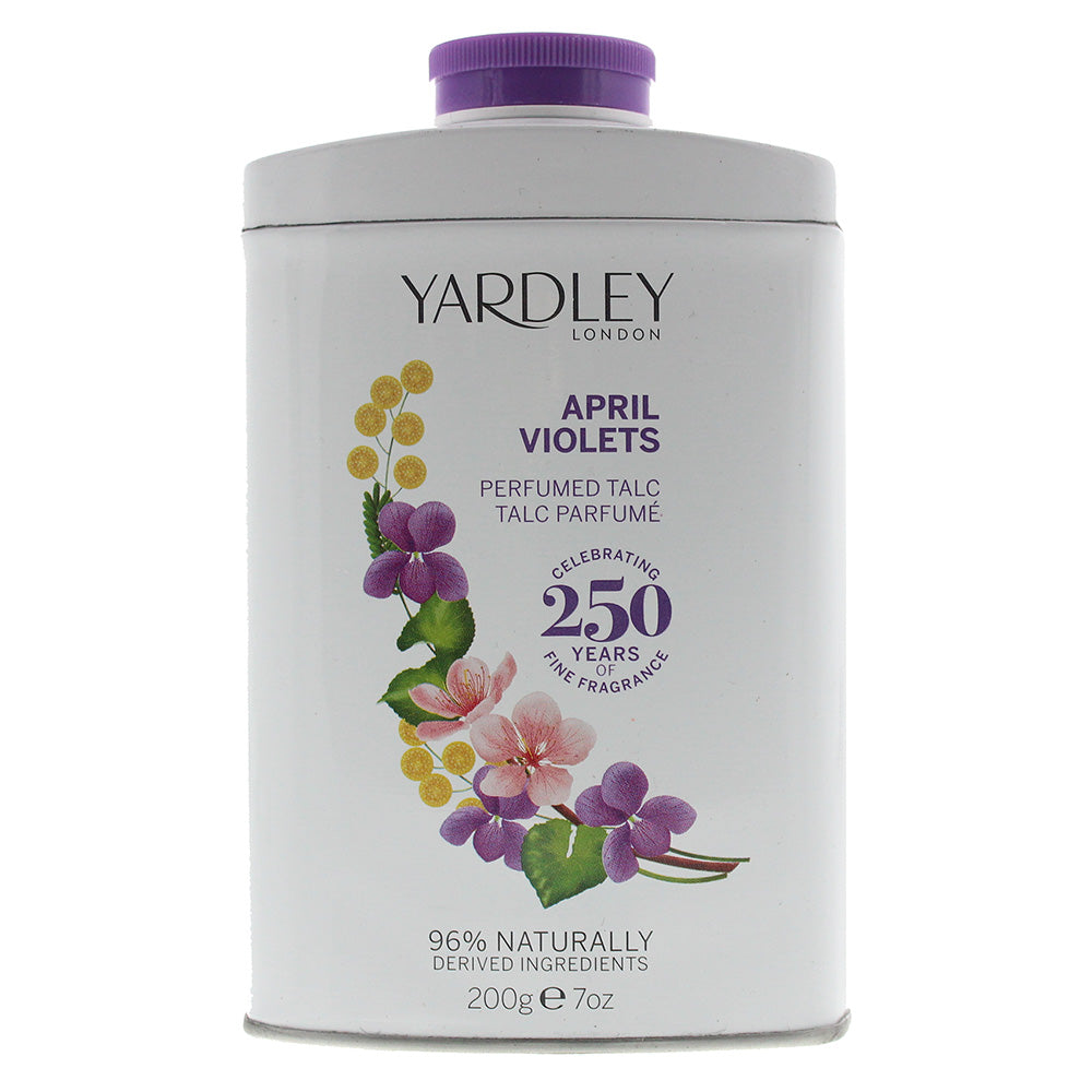 Yardley April Violets Talcum Powder 200g  | TJ Hughes