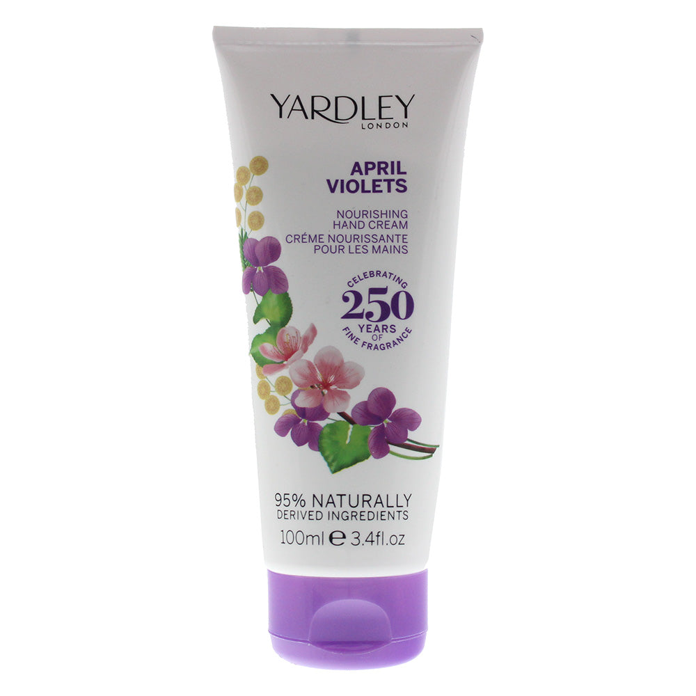 Yardley April Violets Hand Cream 100ml  | TJ Hughes