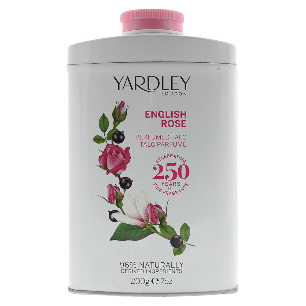 Yardley English Rose Talcum Powder 200g - TJ Hughes