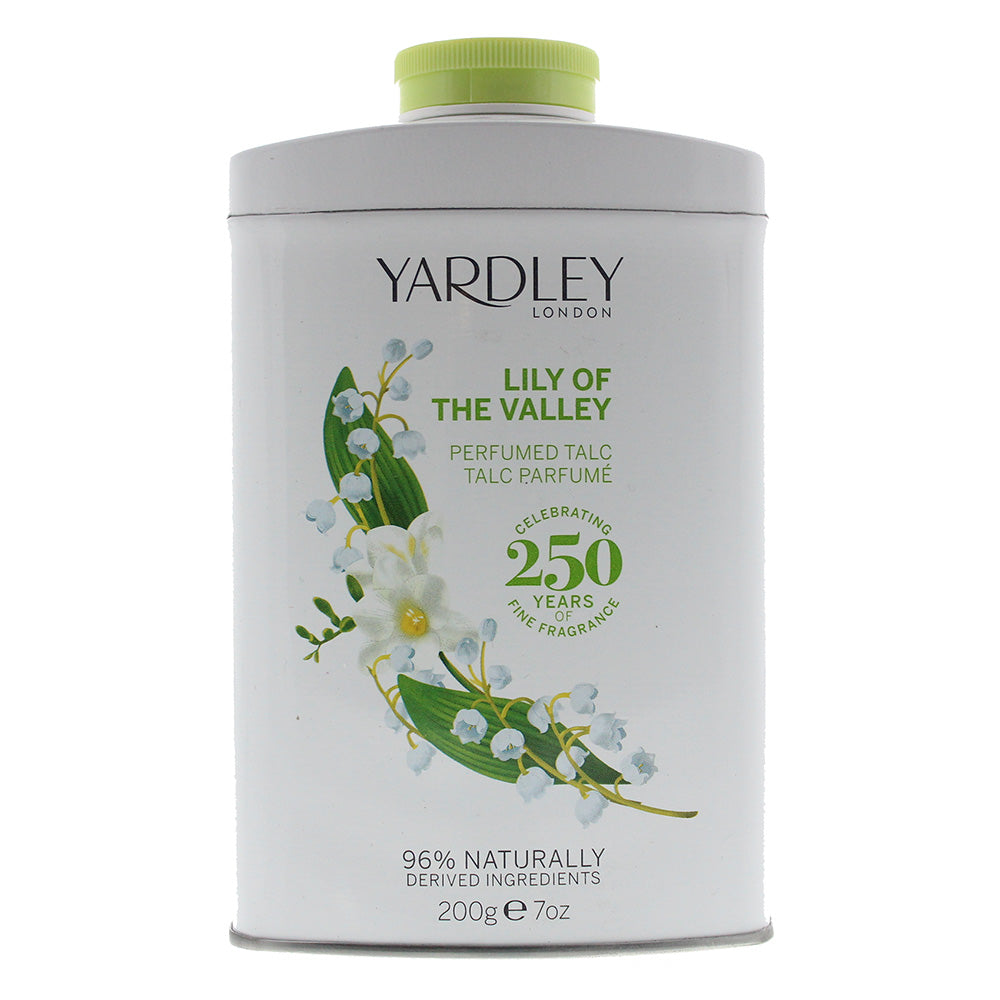 Yardley Lily Of The Valley Talcum Powder 200g  | TJ Hughes
