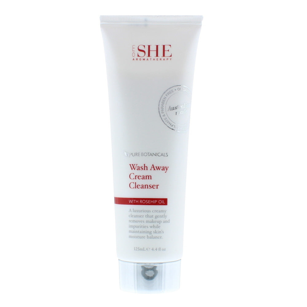 Om She Pure Botanicals Wash Away Cleansing Cream 125ml  | TJ Hughes