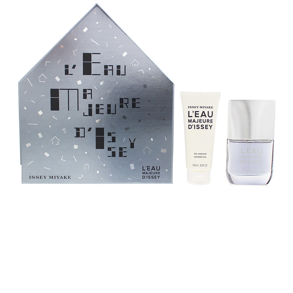 Issey Miyake L’eau Majeure D’issey Eau de Toilette Gift Set : Eau de Toilette 50ml - Shower Gel 100ml  | TJ Hughes