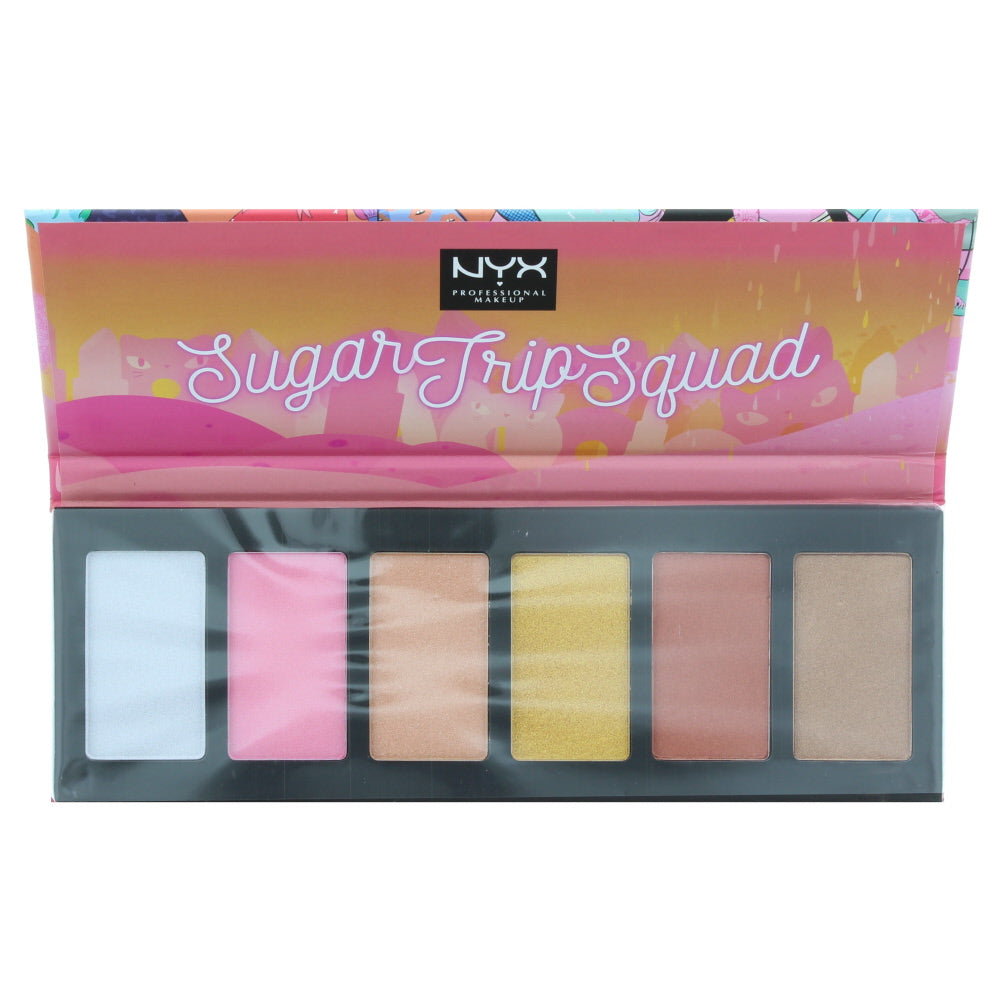 Nyx Nyx Professional Makeup Sugar Trip Squad Highlighting Palette 6 x 5g  | TJ Hughes